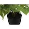 Monarch Specialties Artificial Plant, 13" Tall, Monstera Calthea, Indoor, Faux, Fake, Table, Greenery, Potted, Set Of 2 I 9584 - alternate 4